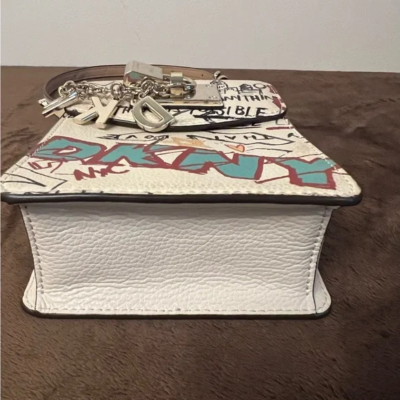 DKNY Elissa Crossbody Graffiti Bag - Picture 4 of 9